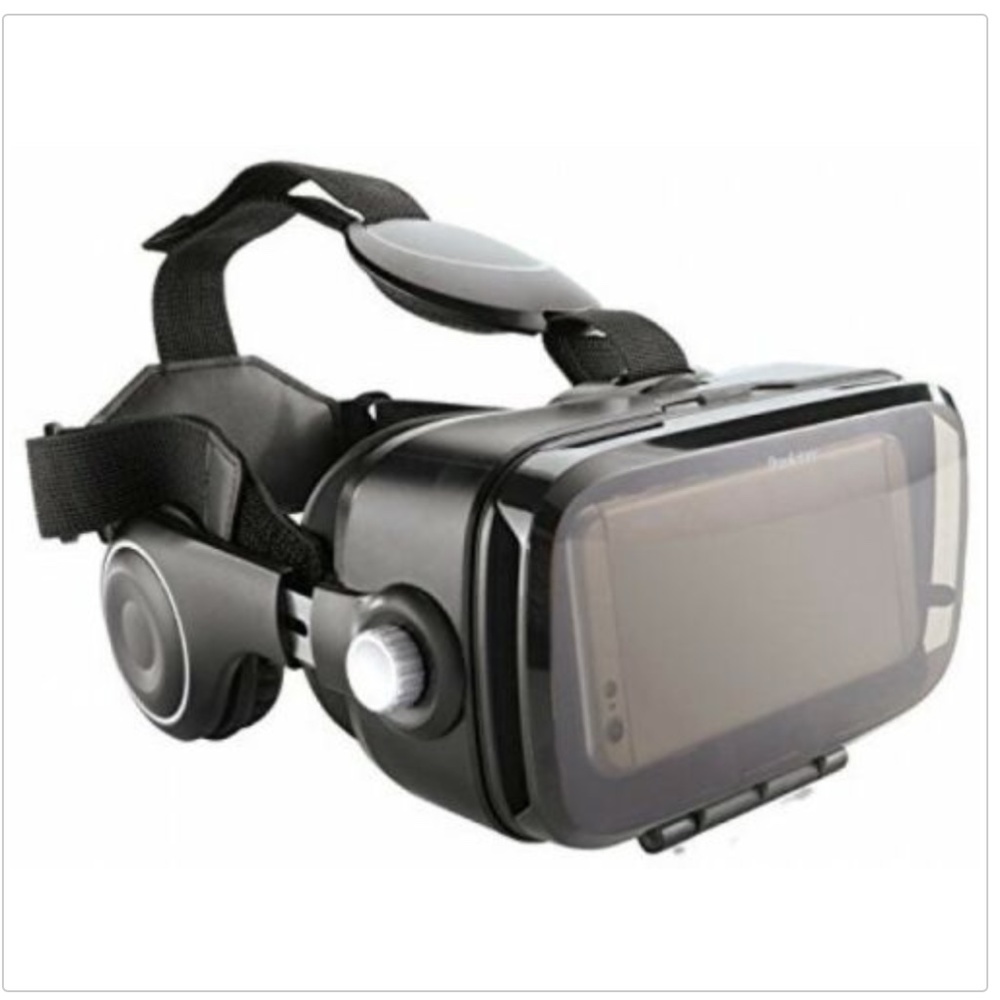 NEW Brookstone VR Headset with Built-In Headphones (Virtual Reality)